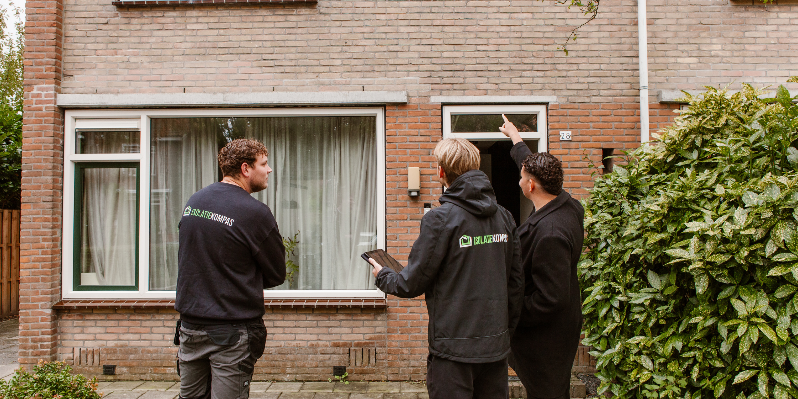 Isolatiekompas team van vakmannen
